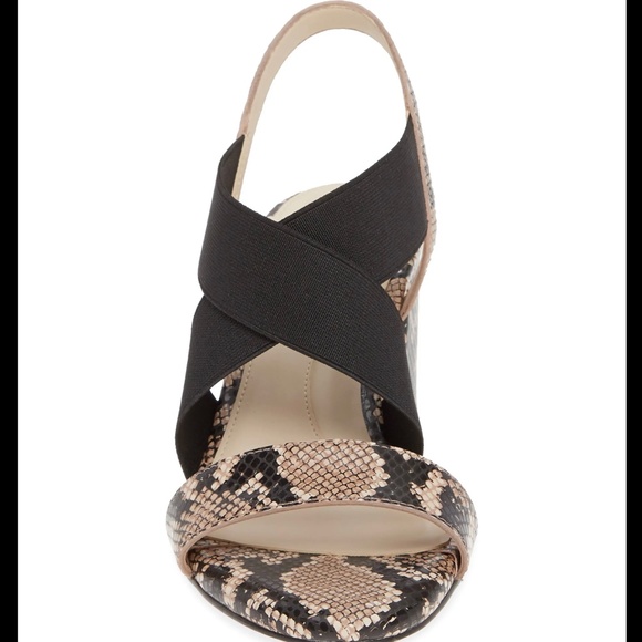 Cole Haan Aniston Elastic Leather Snake Sandal NEW - Picture 4 of 9